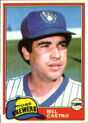 1981 Topps Baseball Cards      271     Bill Castro